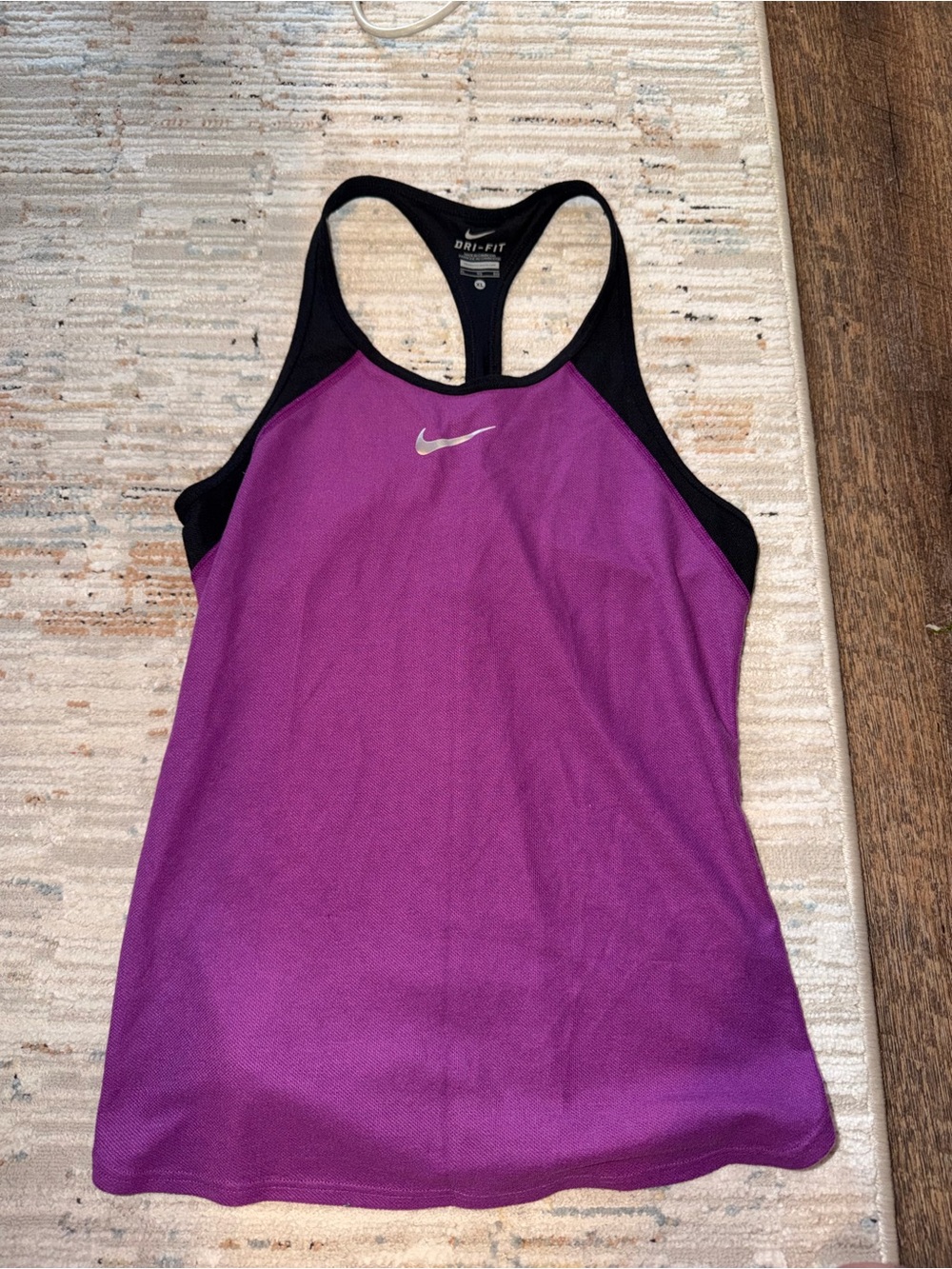 Nike Purple and Black Racerback Training Tank
